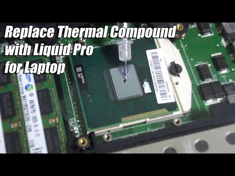Replace Thermal Paste With Liquid Pro For Laptop