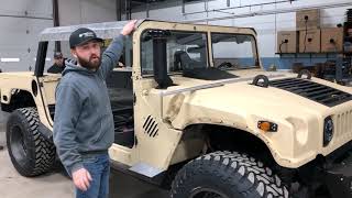 **INSTALL** 1/8" ALUMINUM HMMWV 4 DOOR HARD TOP KIT