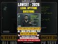 🔥Daily Legal Aptitude Question For Lawcet 2026 | April 25, 2026 #lawcetadda #tglawcet #aplawcet