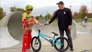 GIVING A BIKE AWAY TO A GREAT KID!