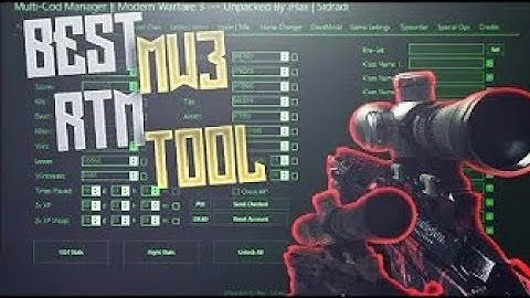 [MW3/1.24/PS3] BEST MW3 RTM TOOL(ANTI-BAN)