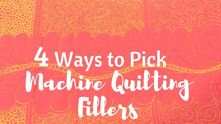Tips for Machine Quilting Fillers around Feathers:...