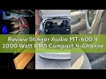 Review Stinger Audio MT-600.4 1000 Watt RMS Compact 4-Channel Car Audio Amplifier, Class D, Hexfet M