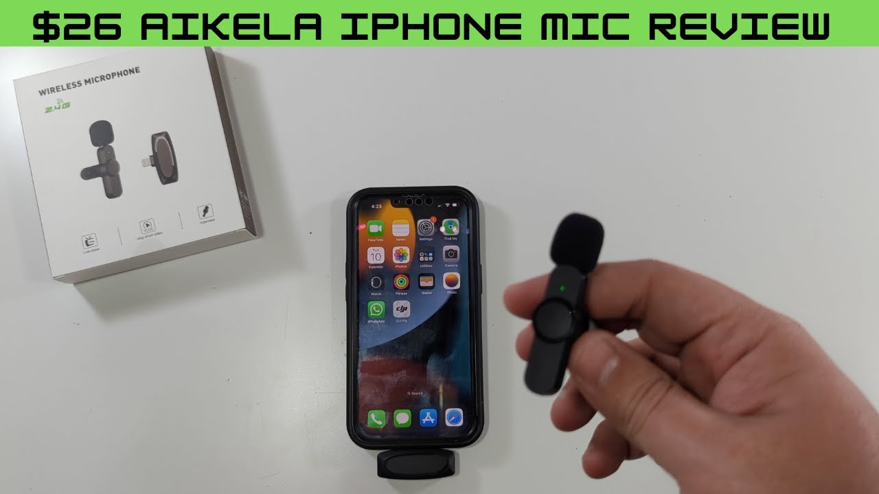 $26 AIKELA Wireless iPhone Mic Review 