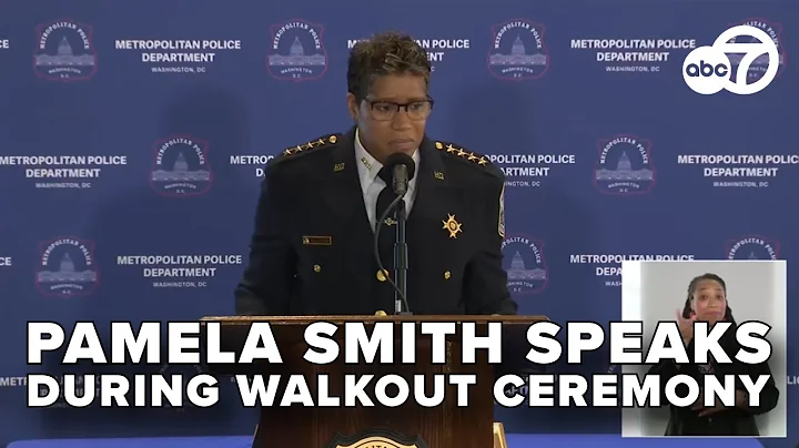 Pamela Smith delivers fiery remarks as she gets ready to leave MPD