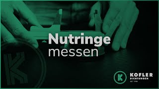 Wie man NUTRINGE misst - Stangen- & Kolbendichtung by Kofler-Dichtungen Media 326 views 8 months ago 1 minute, 51 seconds