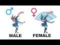 All starters pokemon evolution gender difference fanart