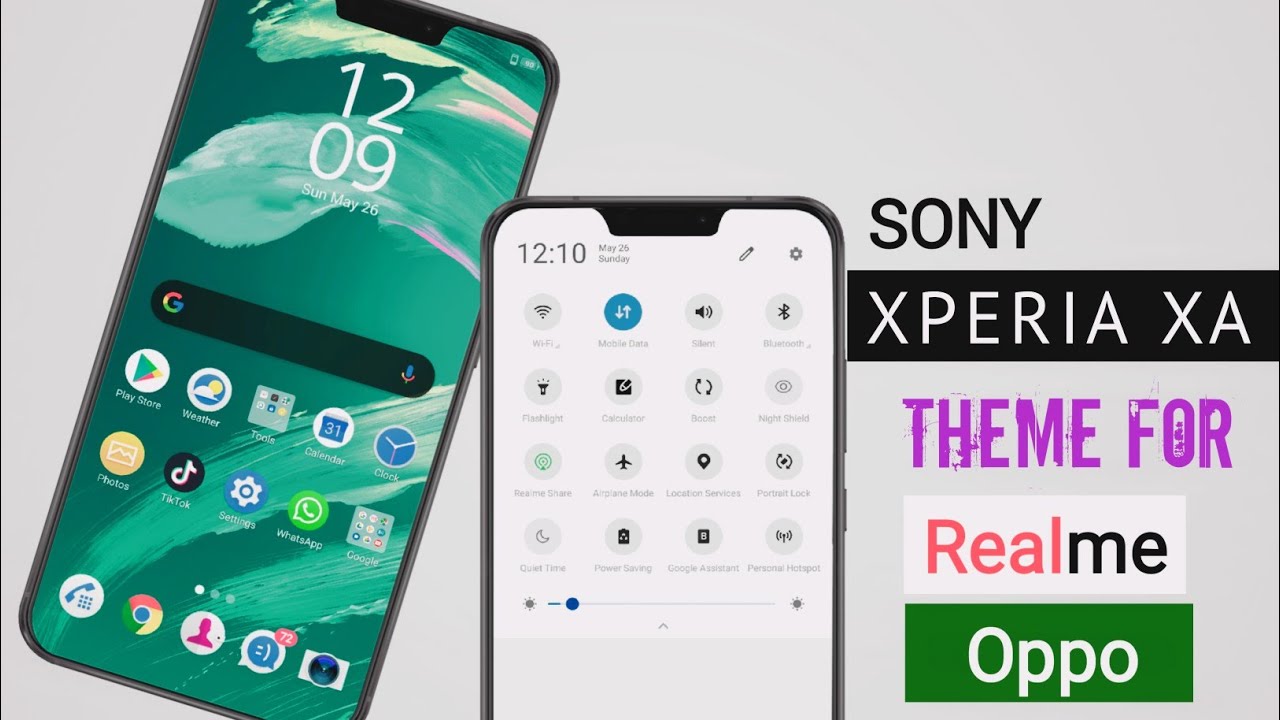 SONY XPERIA XA - OPPO THEME & REALME THEME V804 | in Hindi