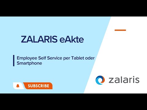 Zalaris eFile Employee Self Service access with Tablet or Smartphone