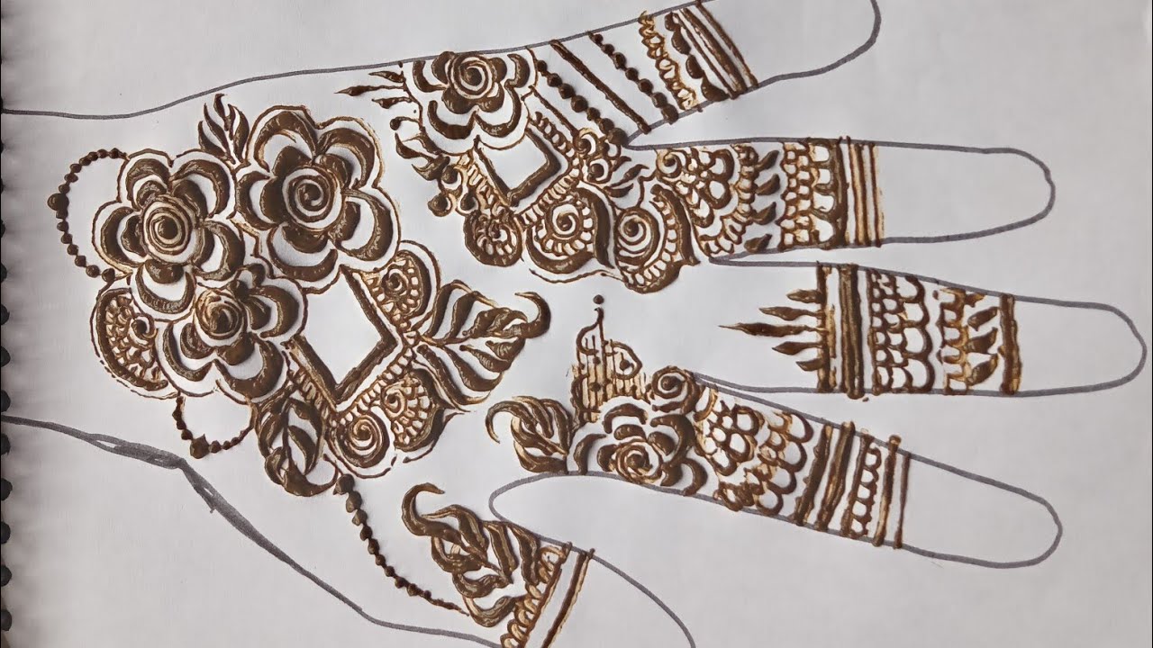 Trending mahndi design full video 