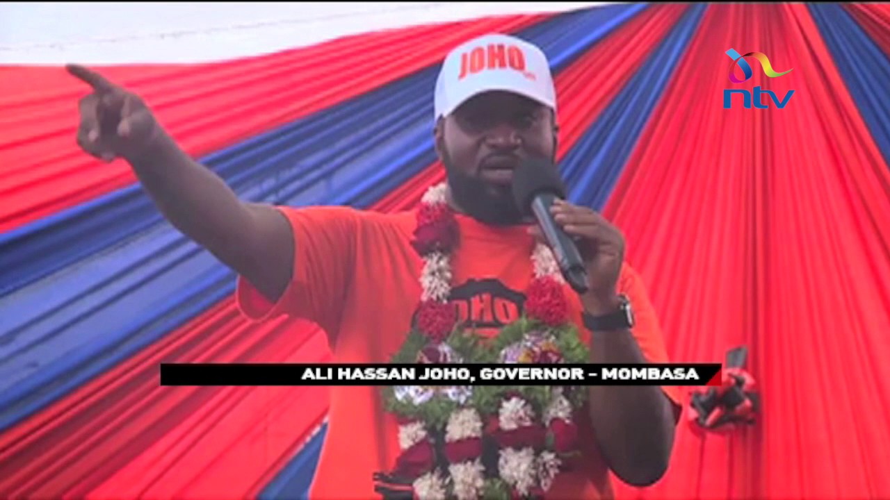 Jubilee supporters throw mangoes at Mombasa governor Hassan Joho