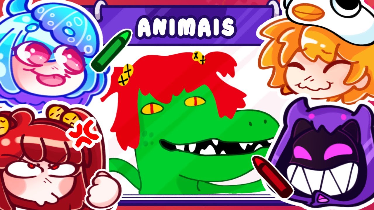 Turma da Batatinha VIROU ANIMAIS no Gartic Phone!