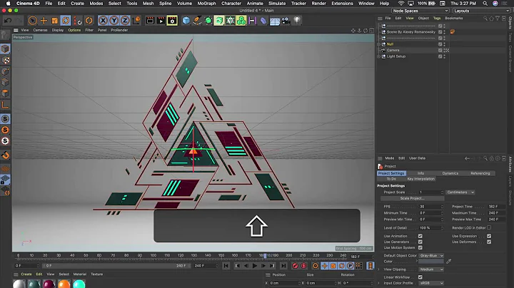 Cinema 4D  Limiting rotation to specific increments with the Quantize Settings