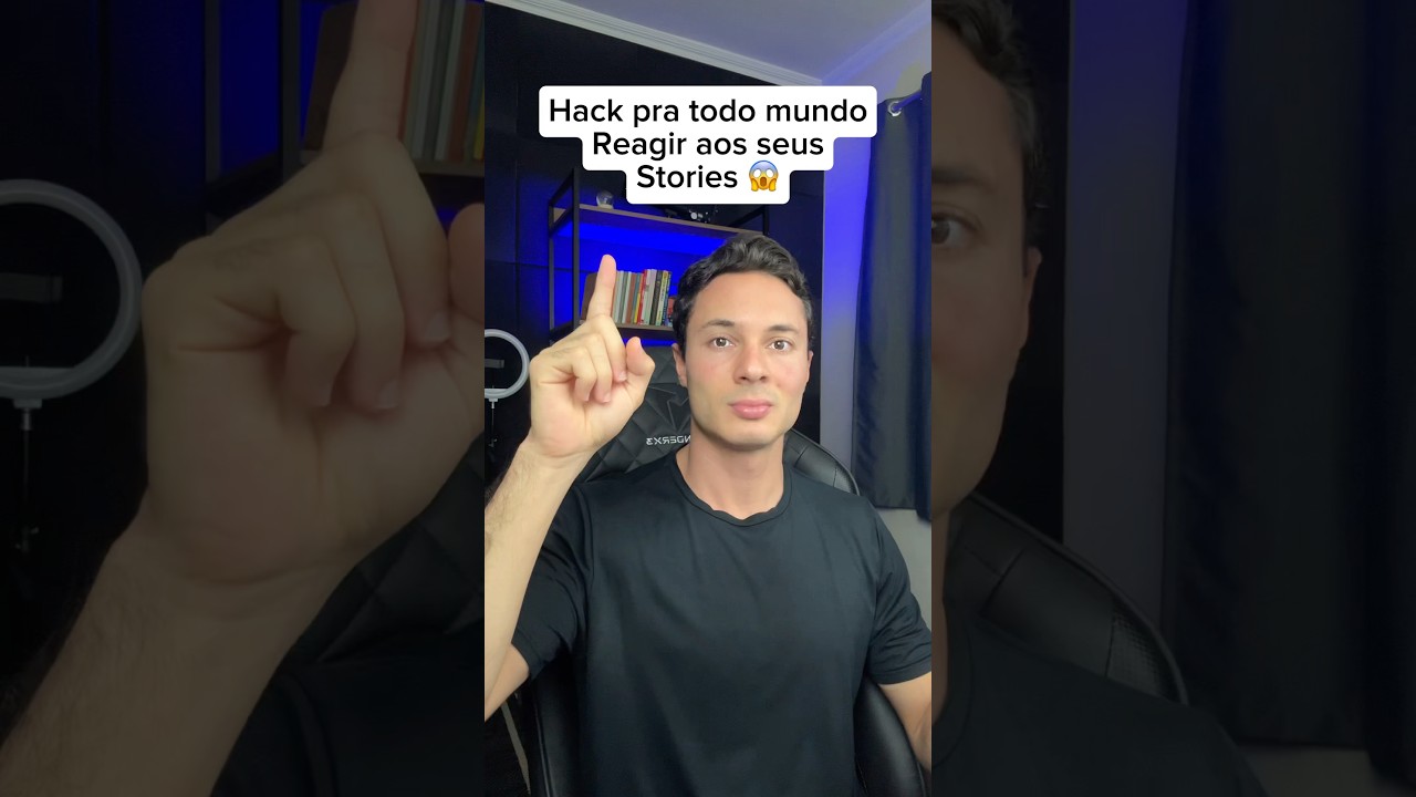 Hack pra todo mundo reagir aos seus stories 🤳😱 #dicas #truques #stories #instagram