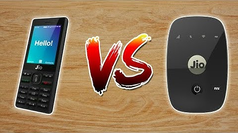 JioPhone vs JioFi : Internet Speed Test