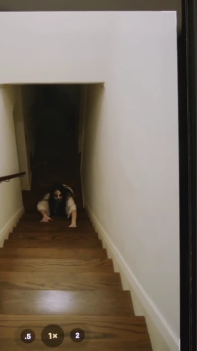 crawling ghost in stairs
