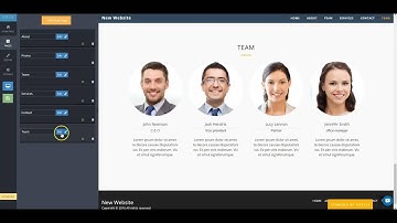 SITE123 - How to manage your Team page