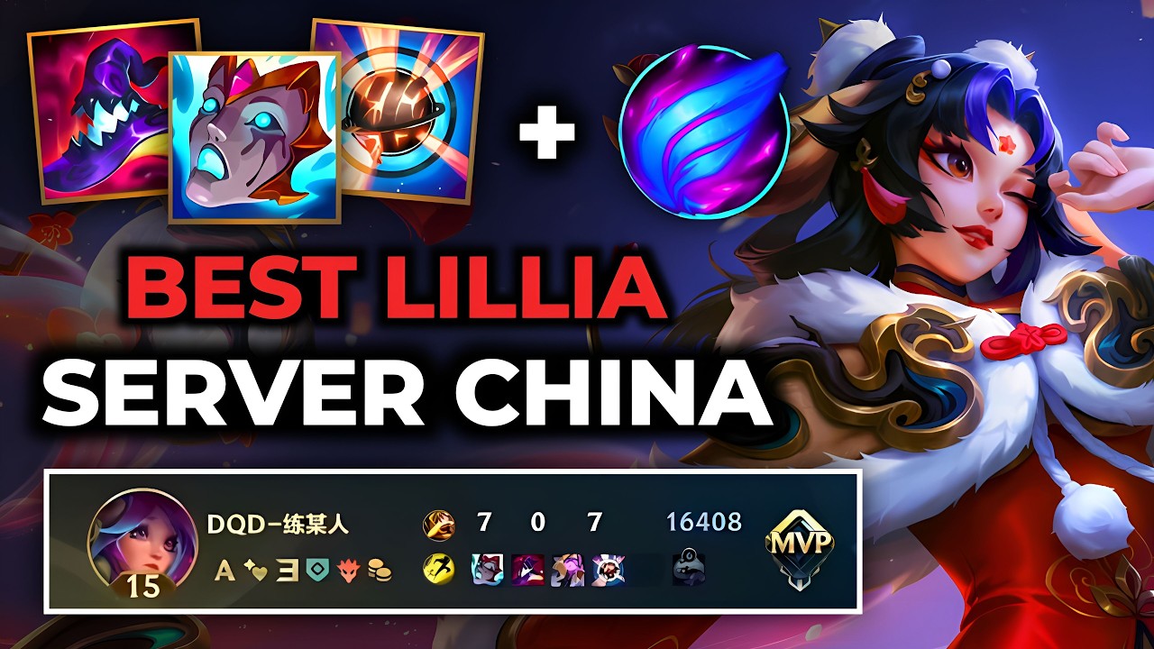 Lillia Wild Rift China - Build Runes Guide Patch 7.0b - Gameplay Lillia Season 20