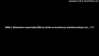 SWALI: Mwanamke anapomaliza EDA ya kufiwa au kuachwa je anatakiwa Afanye nini....???