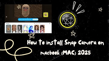 How to install Snap Camera on macbook (MAC) 2025