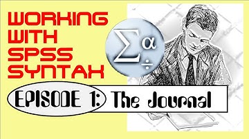 How to keep track/retrieve all your previous SPSS analysis and commands