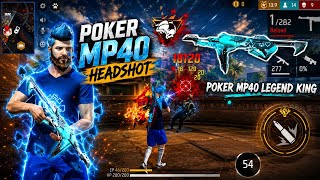 ROYAL FLUSH - MP40 🩵 HEADSHOT | HANDCAM 🔥 | FREE FIRE GAMEPLAY