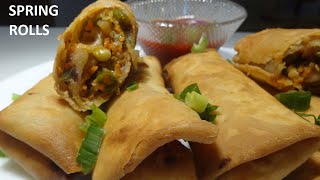 Spring Roll recipe Restaurant style рд╕реНрдкреНрд░рд┐рдВрдЧ рд░реЛрд▓ рдШрд░ рдореЗрдВ рдмрдирд╛рдпреЗ Veg Spring Rolls recipe in hindi
