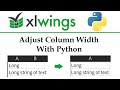 Python xlwings | Never Manually Resize Columns Again