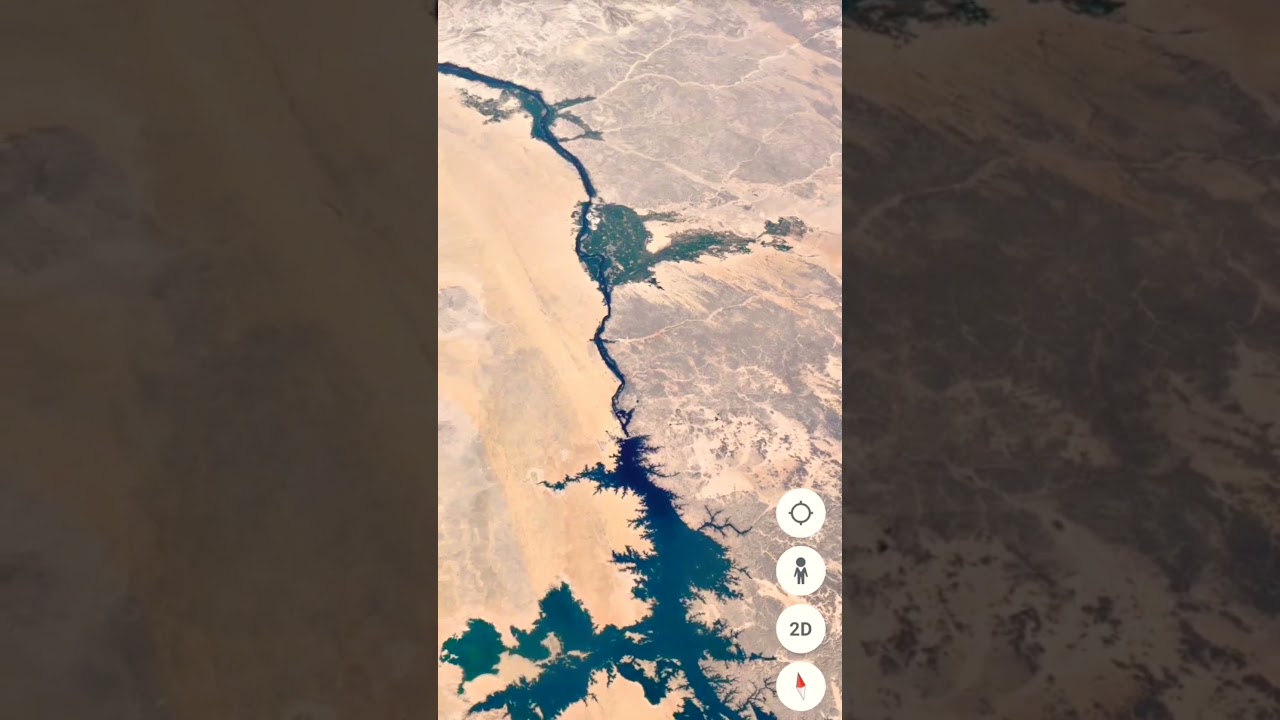 Nile Valley Delta satellite view ! 