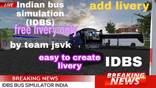 IDBS  bus simulation add livery screenshot 1
