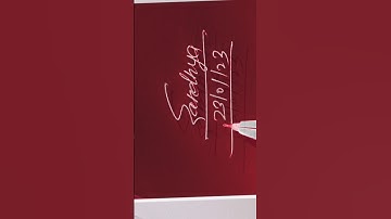 sandhya name #letter #signature #ytshorts #shorts