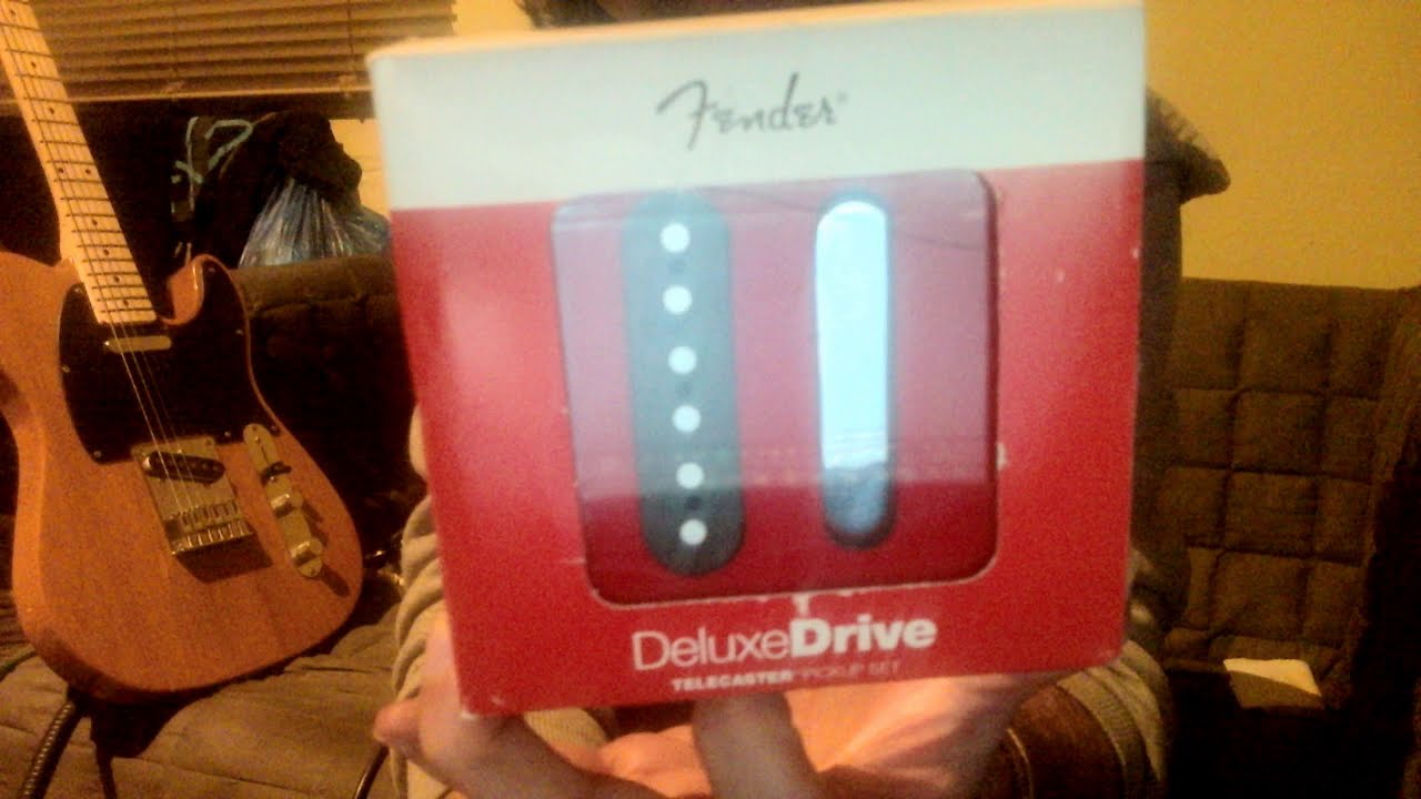 Fender ''Deluxe Drive'' set pickups Sound check Jam clean & dirty