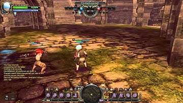 Dragon Nest Low Level PVP, Cleric vs Warrior