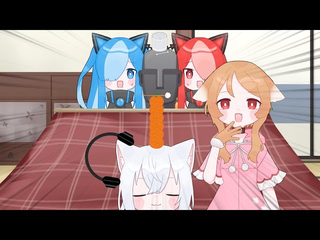 【ASMR】アルビィ小夜ミコがこたつでぬくぬくやかましくお耳遊びするだけ【VOICEVOX】