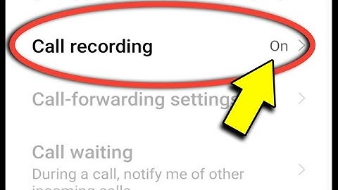 Redmi 9 Call Recording Settings | How To Disable Auto Call Recording In Redmi 9 Mobile