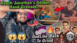 Caster React Jonathan Golden Hand Grenade 🥵💣 Admino 1HP Clutch 😱