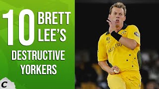 Brett Lee's Top 10 Destructive Yorkers of His Career