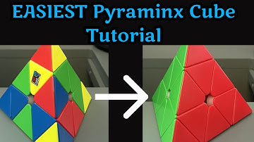 How to solve a Pyraminx Cube EASIEST METHOD | Beginner Pyraminx Tutorial
