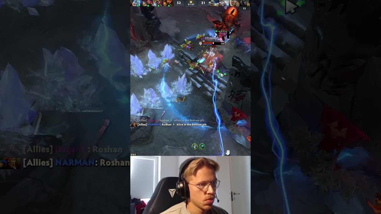 AMAZING COMBO FROM TOPSON ON ZEUS IN DOTA 2 
