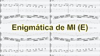 Escala Enigmática de Mi (E) Guitarra - Tablatura por Jesús Amaya...