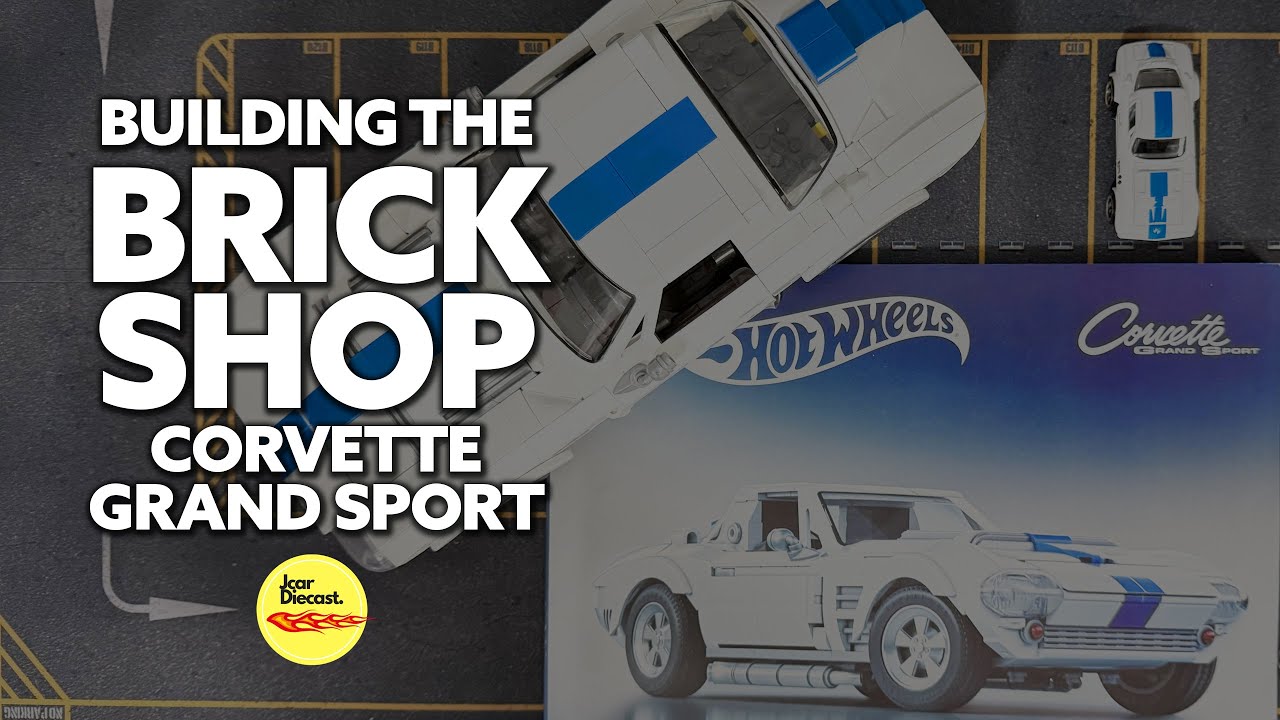 BUILDING & REVIEW of the Mattel Brick Shop: Corvette Grand Sport