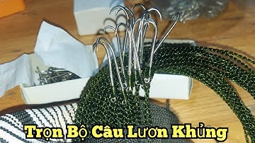 Trọn bộ dây câu lươn khủng_Lưỡi câu lươn không rỉ//Câu Cá Và Săn Bắt