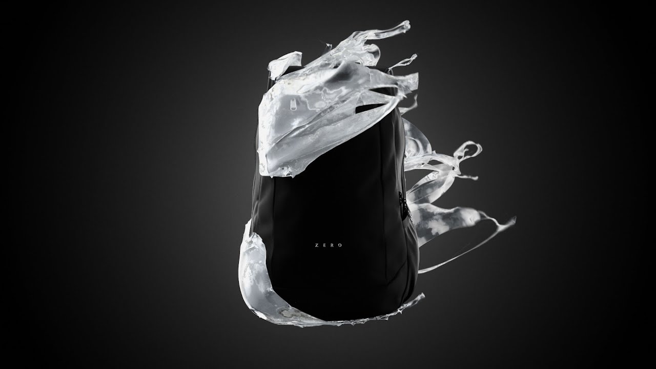 3D Product Animation ZERO Waste Backpack Commercial