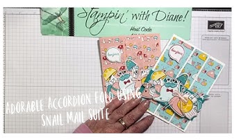 Adorable Accordion Fold Card Using the Snail Mail Suite by Stampin