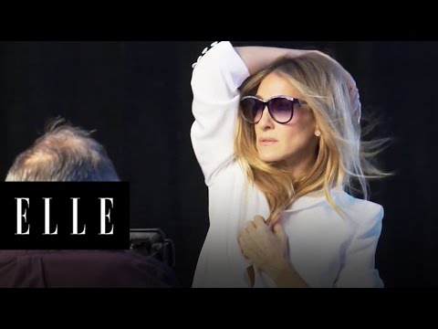 Sarah Jessica Parker Behind-the-Scene...  ELLE Cov...