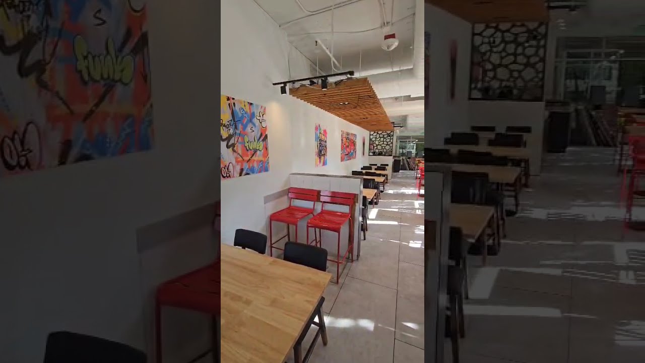 Industrial Style Simple Bar Set with Metal Bar Stools and Solid Wood Countertops for Restaurant | FOH Furniture YouTube player