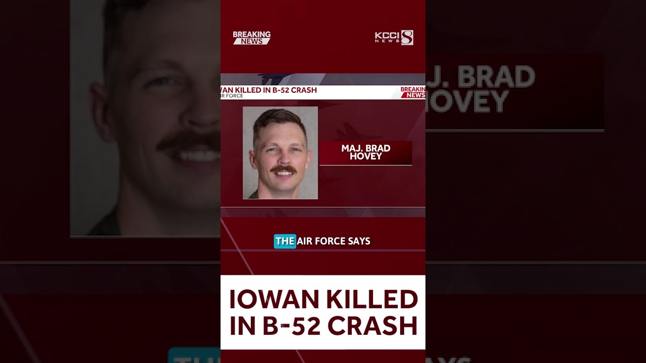 Maj. Brad Hovey identified as one of eight killed in B-52 crash