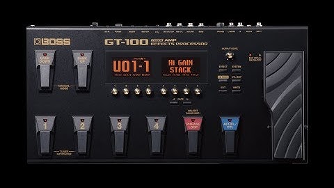 UPDATING GT-100 FIREWARE to v2.10:  Don