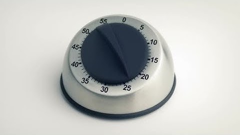 Kitchen Timer Counts Down To Zero | Stock Footage - Videohive