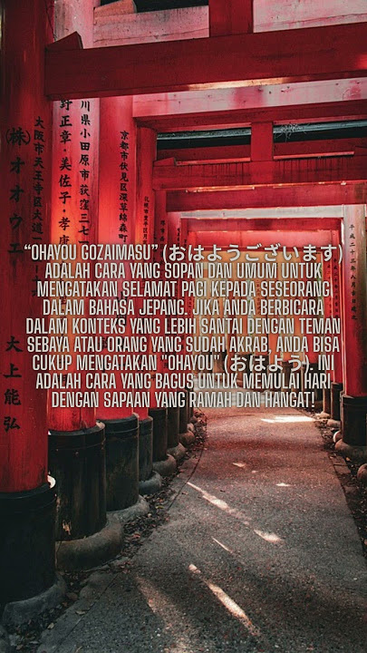 Ucapan dalam bahasa jepang